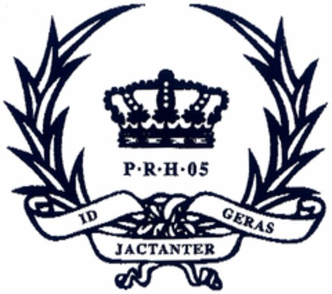 P R H 05 ID GERAS JACTANTER Logo (DPMA, 18.08.2006)