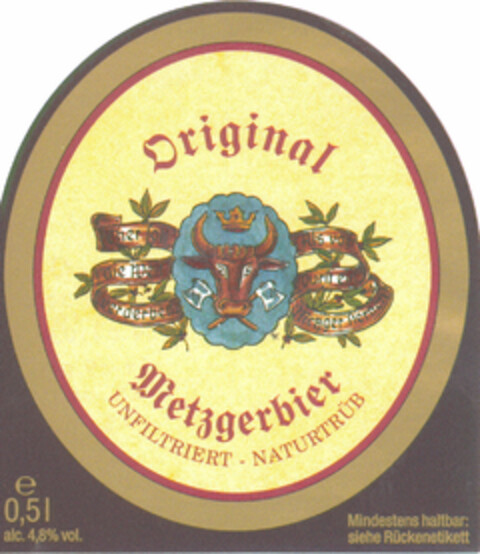 Original  Metzgerbier Logo (DPMA, 13.10.1995)