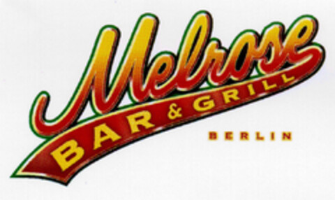 Melrose BAR & GRILL Logo (DPMA, 29.05.1998)