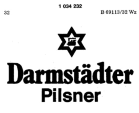 Darmstädter Pilsner Logo (DPMA, 10/23/1981)