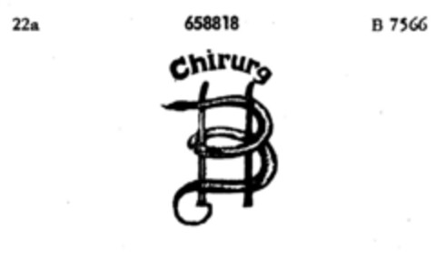 Chirurg Logo (DPMA, 04.07.1953)