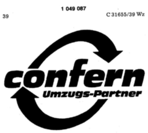 confern Umzugs-Partner Logo (DPMA, 03.12.1982)