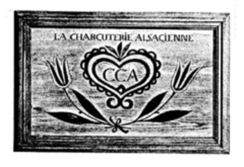 LA CHARCUTERIE ALSACIENNE CCA Logo (DPMA, 24.12.1987)