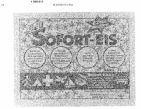 SOFORT-EIS Logo (DPMA, 31.08.1979)