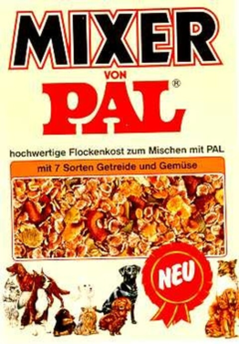 MIXER VON PAL   NEU Logo (DPMA, 30.04.1986)