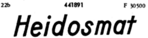 Heidosmat Logo (DPMA, 12.11.1931)