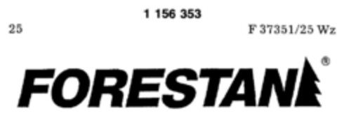 FORESTAN Logo (DPMA, 30.03.1989)