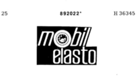 mobil elasto Logo (DPMA, 12/30/1971)