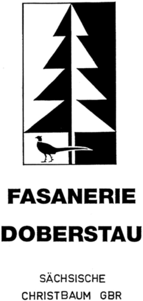 FASANERIE DOBERSTAU SÄCHSISCHE CHRISTBAUM GBR Logo (DPMA, 03.03.1993)