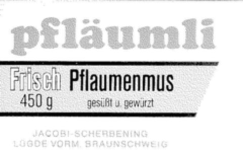 pfläumli Logo (DPMA, 07.11.1979)