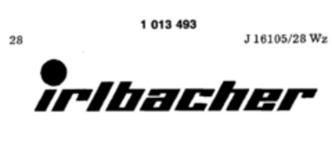 irlbacher Logo (DPMA, 06/25/1980)