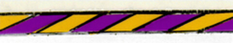 Verdrillter Kabelkennfaden in der Farbfolge: lila - gelb - lila - gelb Logo (DPMA, 31.03.1981)