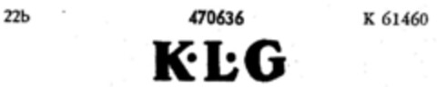 K L G Logo (DPMA, 21.03.1934)