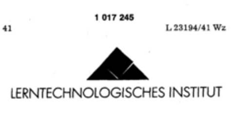 LERNTECHNOLOGISCHES INSTITUT Logo (DPMA, 04/02/1979)