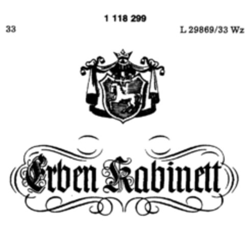 Erben Kabinett Logo (DPMA, 20.03.1987)