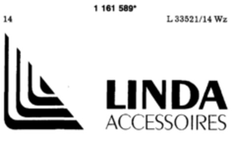 LINDA ACCESSOIRES Logo (DPMA, 14.05.1990)