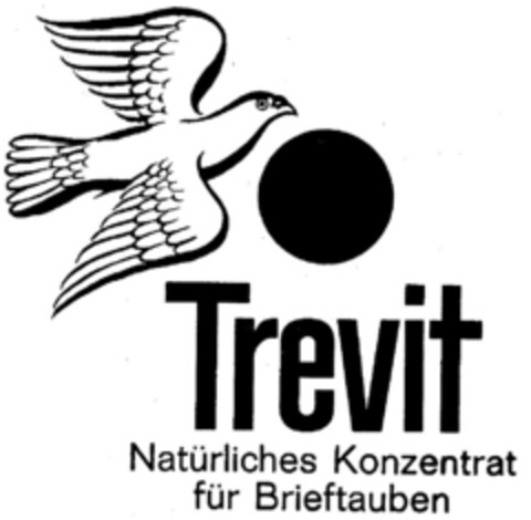 Trevit Natürliches Konzentrat für Brieftauben Logo (DPMA, 08.05.1964)
