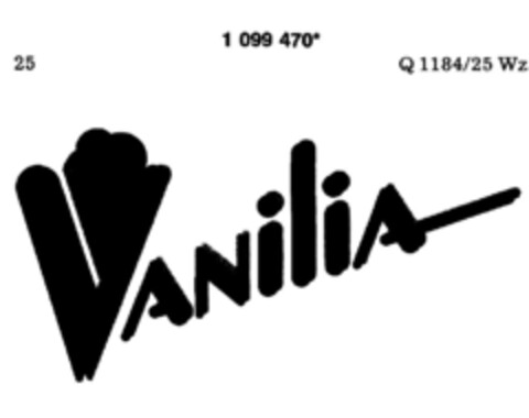 Vanilia Logo (DPMA, 09.08.1986)