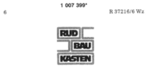 RUD BAU KASTEN Logo (DPMA, 11/29/1979)