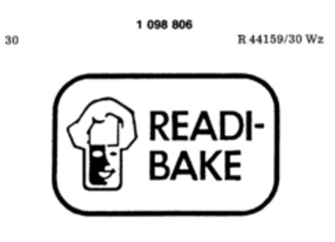 READI-BAKE Logo (DPMA, 25.03.1986)