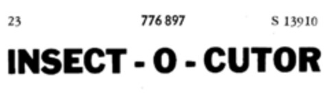 INSECT-O-CUTOR Logo (DPMA, 15.06.1962)