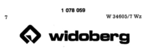 widoberg Logo (DPMA, 11/02/1984)