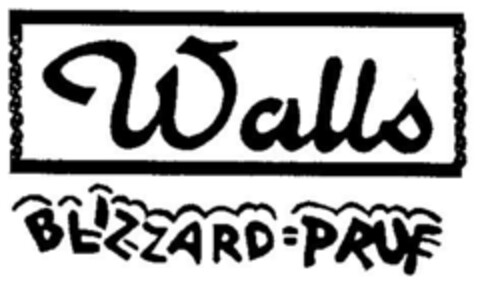 Walls BLIZZARD = PRUF Logo (DPMA, 19.09.1991)