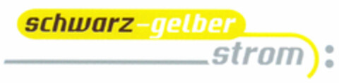 schwarz-gelber strom Logo (DPMA, 08.02.2000)