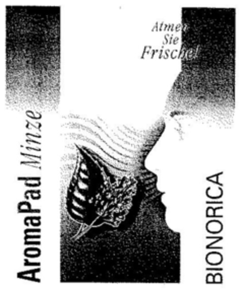 AromaPad Minze BIONORICA Atmen Sie Frische! Logo (DPMA, 23.11.2000)
