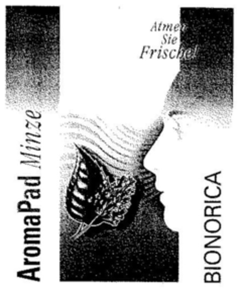 AromaPad Minze BIONORICA Atmen Sie Frische! Logo (DPMA, 11/23/2000)