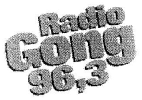 Radio Gong 96,3 Logo (DPMA, 28.11.2000)