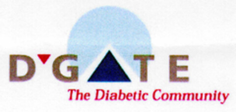 D GATE The Diabetic Community Logo (DPMA, 20.08.2001)