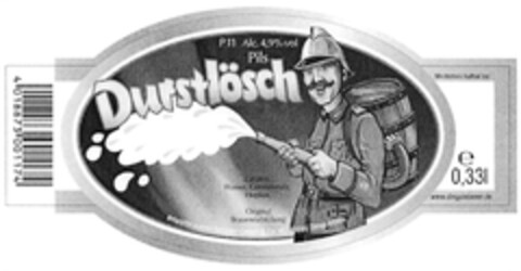 Durstlösch Pils Logo (DPMA, 05/27/2009)