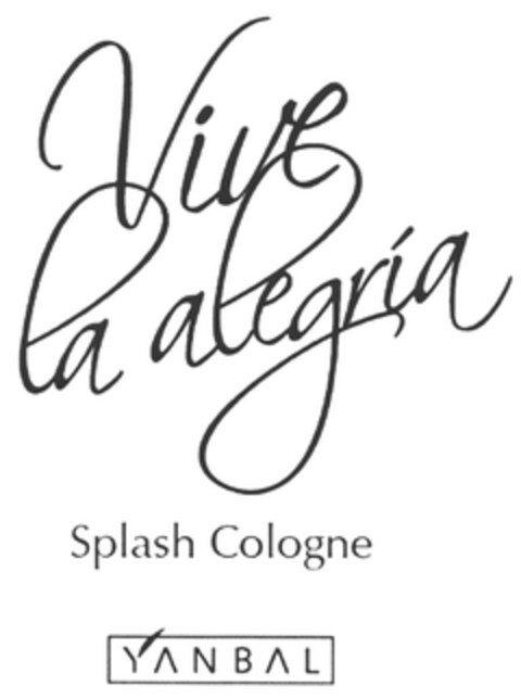 Vive la alegria Splash Cologne YANBAL Logo (DPMA, 23.07.2008)