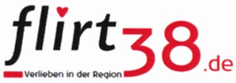 flirt38.de Verlieben in der Region Logo (DPMA, 20.12.2012)