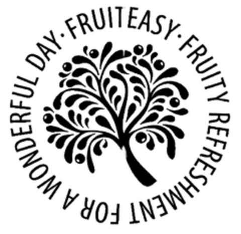 FRUITEASY FRUITY REFRESHMENT FOR A WONDERFUL DAY Logo (DPMA, 06/17/2014)