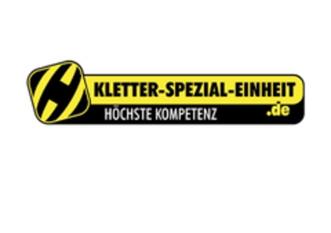 KLETTER-SPEZIAL-EINHEIT HÖCHSTE KOMPETENZ .de Logo (DPMA, 27.07.2016)