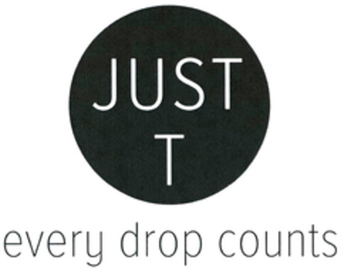 JUST T every drop counts Logo (DPMA, 21.01.2020)