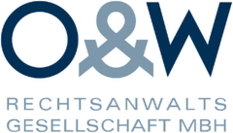 O&W RECHTSANWALTSGESELLSCHAFT MBH Logo (DPMA, 09/01/2023)