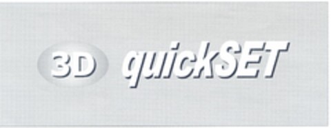 3D quickSET Logo (DPMA, 07/28/2005)