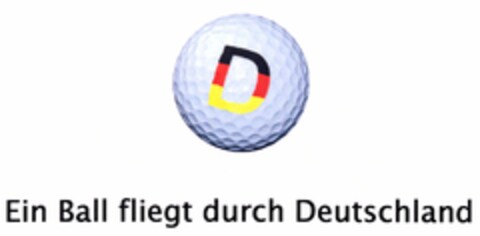 Ein Ball fliegt durch Deutschland Logo (DPMA, 11.01.2006)