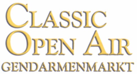 CLASSIC OPEN AIR GENDARMENMARKT Logo (DPMA, 03/01/2006)