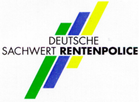 DEUTSCHE SACHWERT RENTENPOLICE Logo (DPMA, 12/27/1994)