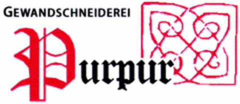 GEWANDSCHNEIDEREI Purpur Logo (DPMA, 05/27/1997)