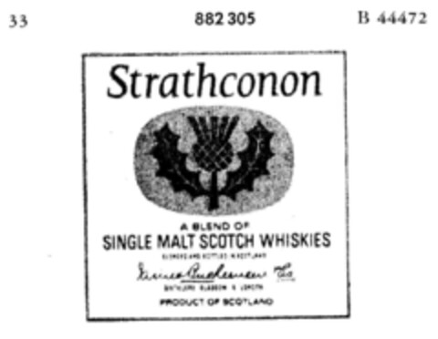 Strathconon Logo (DPMA, 11.06.1970)