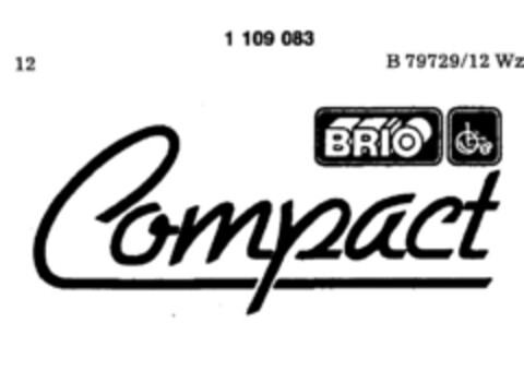 BRIO Compact Logo (DPMA, 10.07.1986)