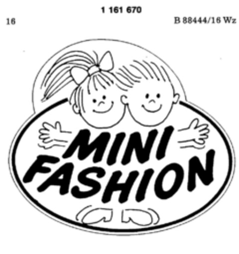 MINI FASHION Logo (DPMA, 10/13/1989)