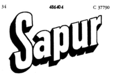 Sapur Logo (DPMA, 15.11.1935)