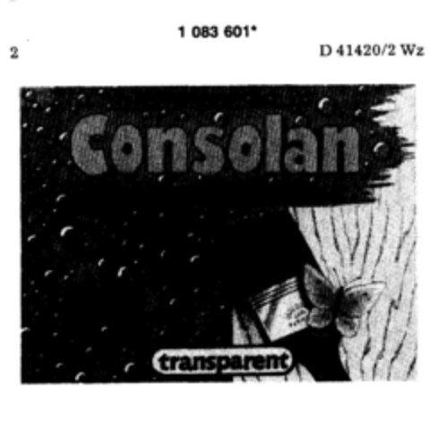 Consolan Wetterschutz-Lasur Logo (DPMA, 10.09.1985)