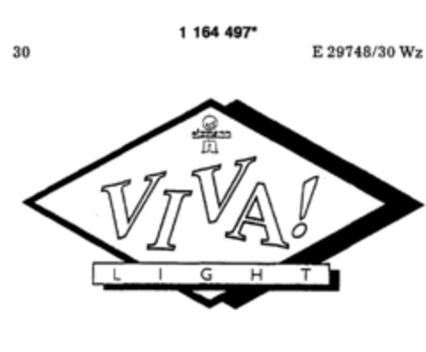 VIVA! L I G H T Logo (DPMA, 07/03/1990)